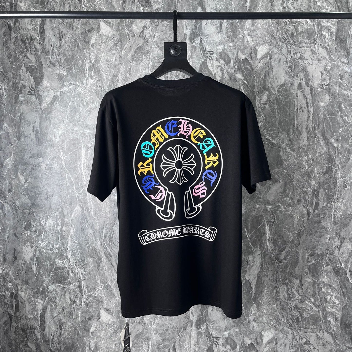 Chrome Heart T Shirts Cross Horseshoe Print Embroidery T-Shirt Short Sleeve