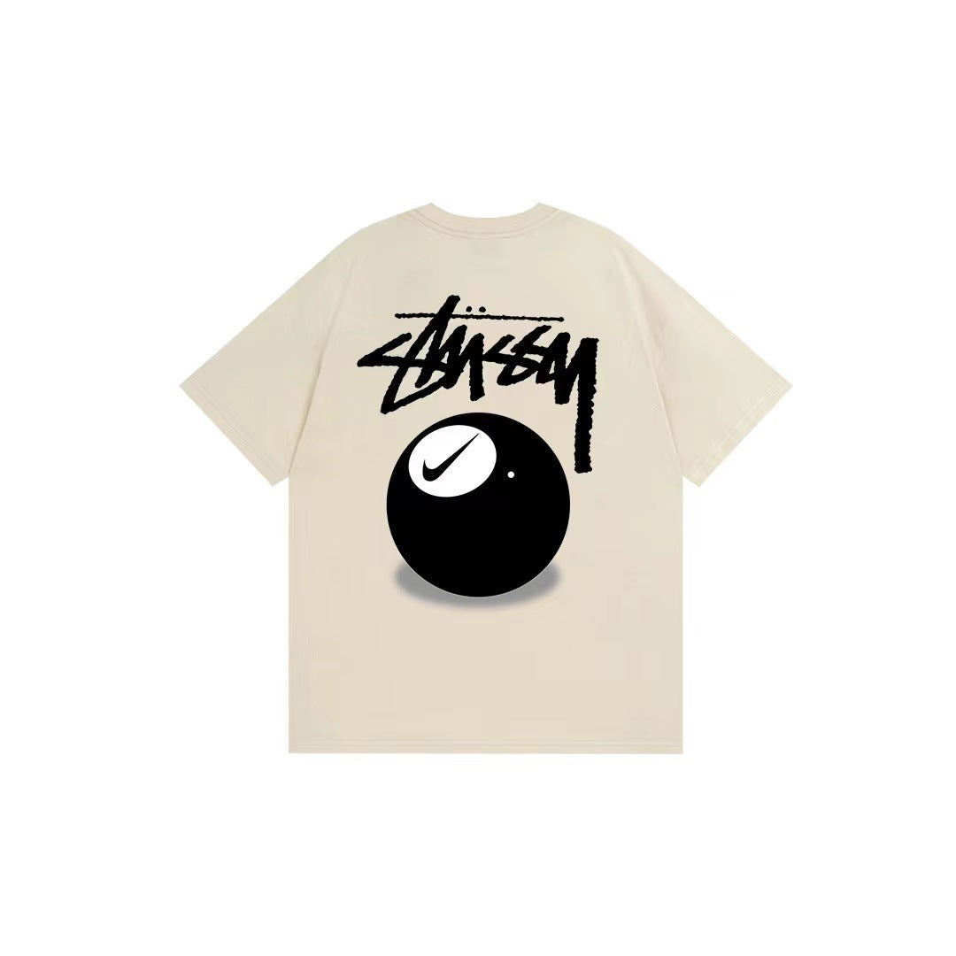 Stussy T-Shirts Loose Casual T-Shirts Same for Men and Women