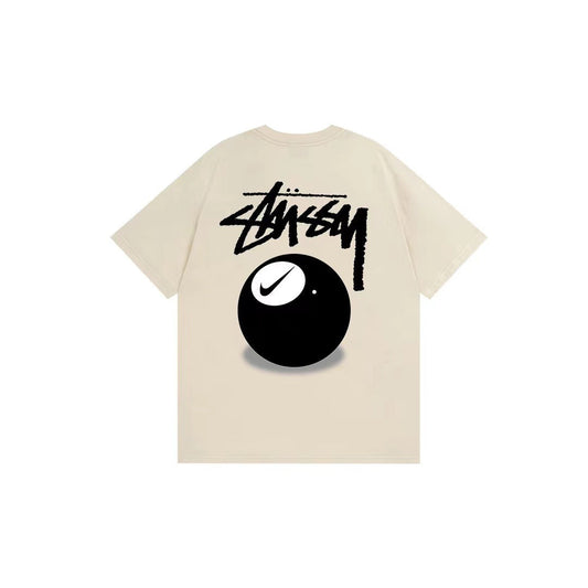 Stussy T-Shirts Loose Casual T-Shirts Same for Men and Women
