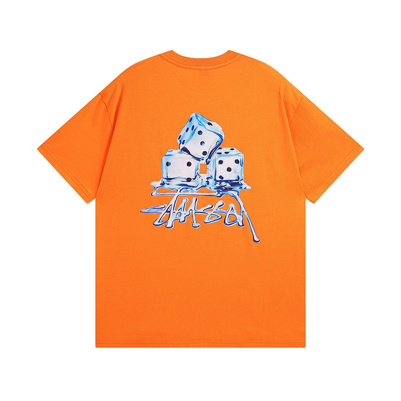Stussy T-Shirts Casual Loose Couple T-Shirts