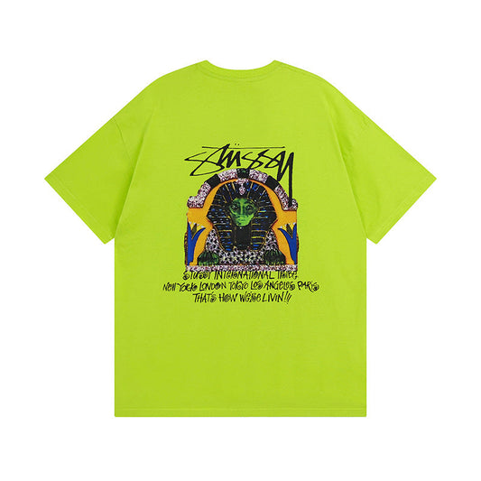 Stussy T-Shirts Casual Loose Couple T-Shirts