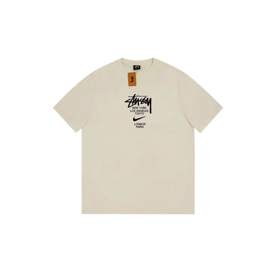 Stussy T-Shirts Loose Casual T-Shirts Same for Men and Women