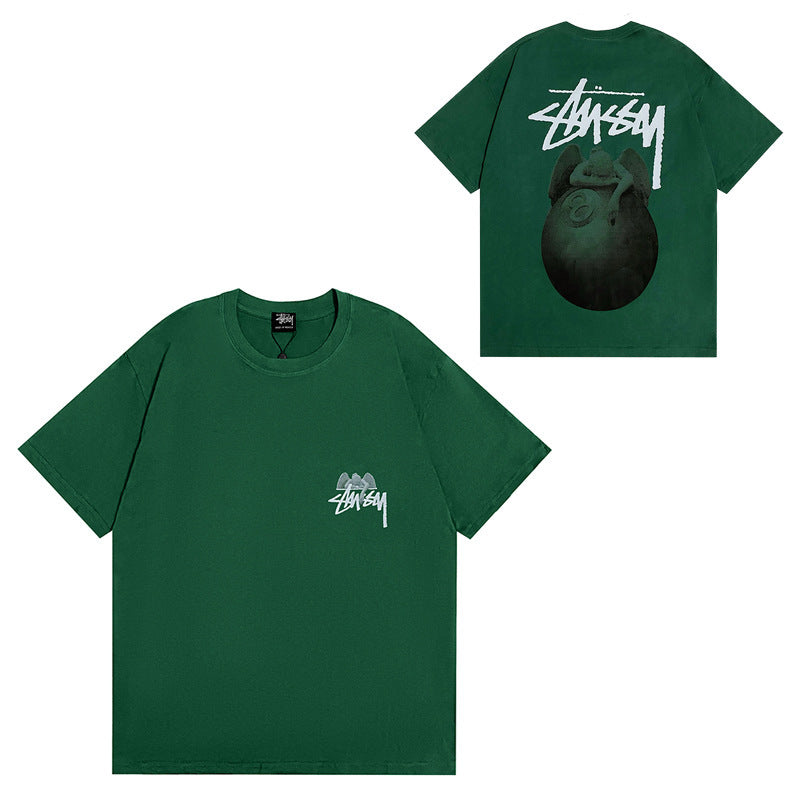 Stussy T-Shirts Casual Versatile Loose T-Shirts Couple