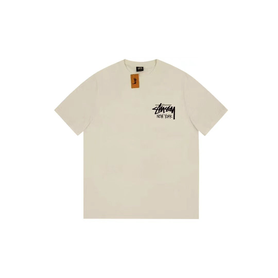 Stussy T-Shirts Loose Casual T-Shirts Same for Men and Women