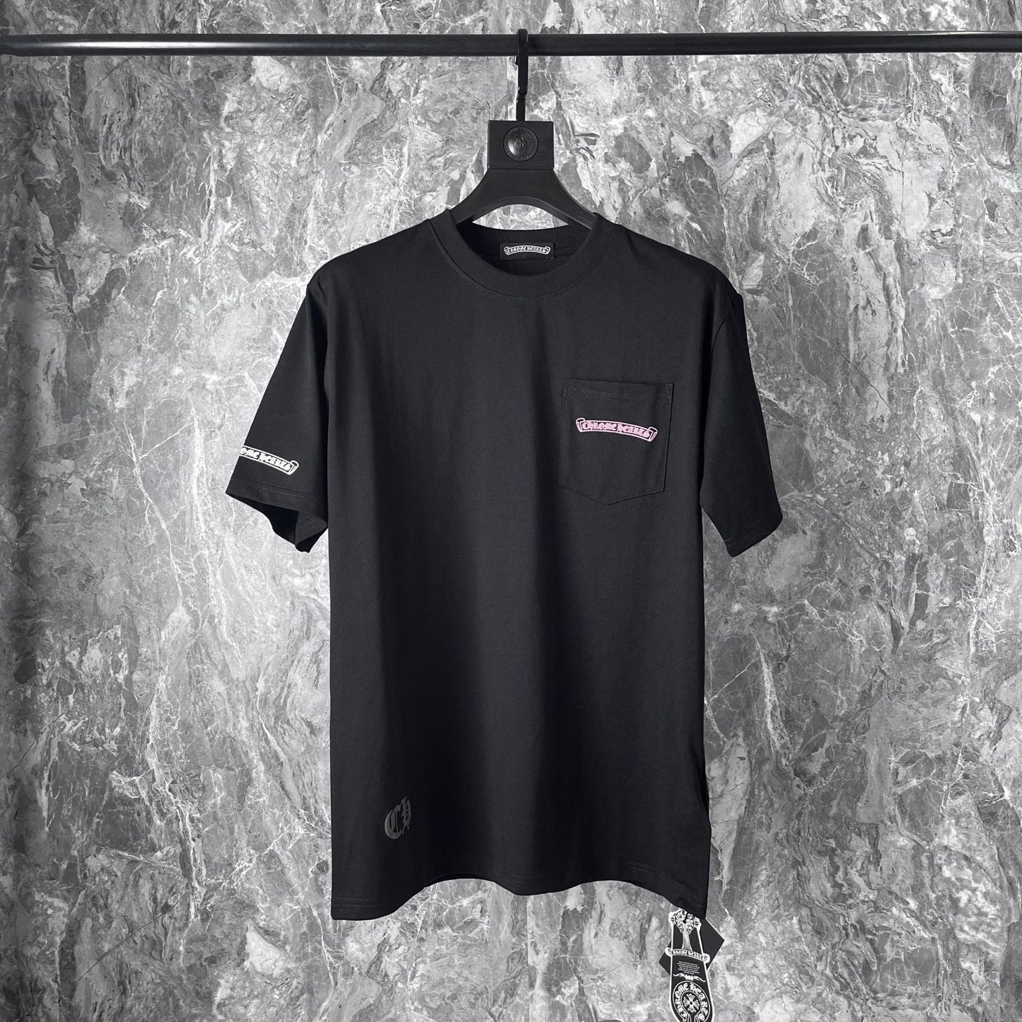 Chrome Heart T Shirts Cross Printed Cotton Casual T-Shirt Couple Short Sleeve