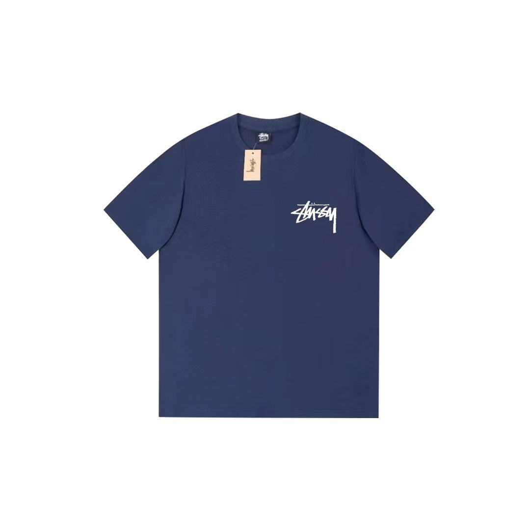 Stussy T-Shirts Loose Casual T-Shirts Same for Men and Women