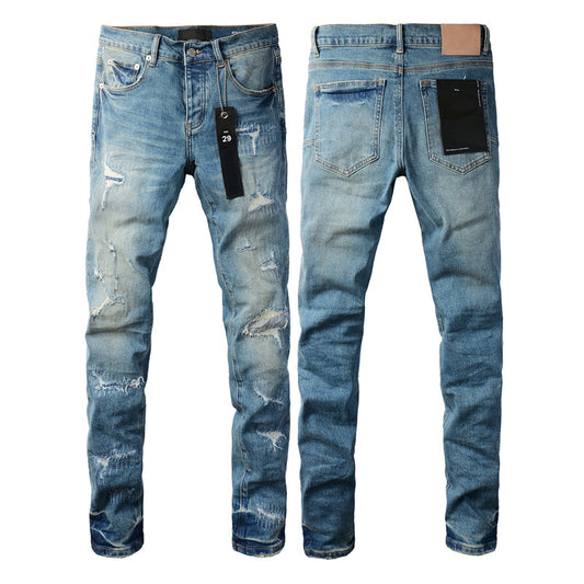 PURPLE  Fashion Jeans 9073