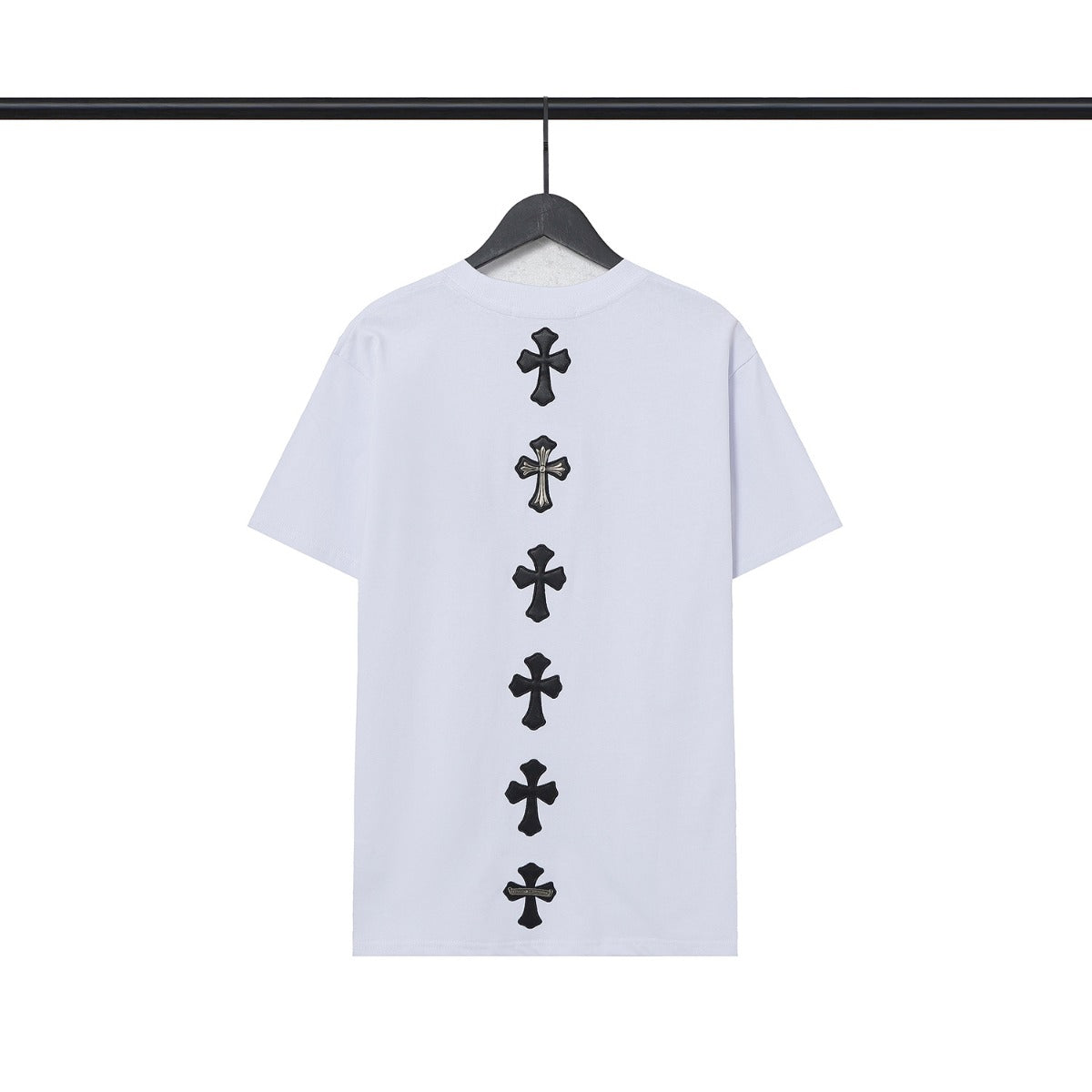 Chrome Heart T Shirts Croix Cross Print Short Sleeve T-Shirt